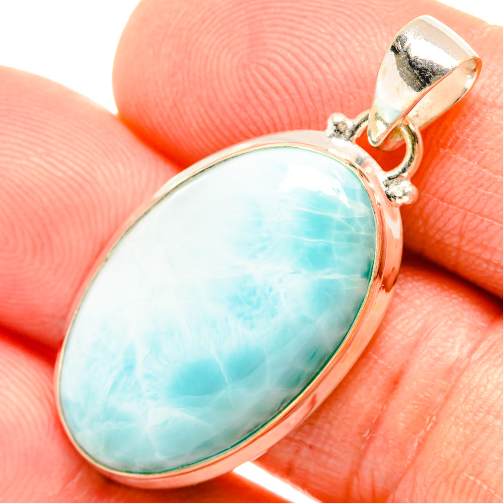 Larimar Pendants handcrafted by Ana Silver Co - PD27163