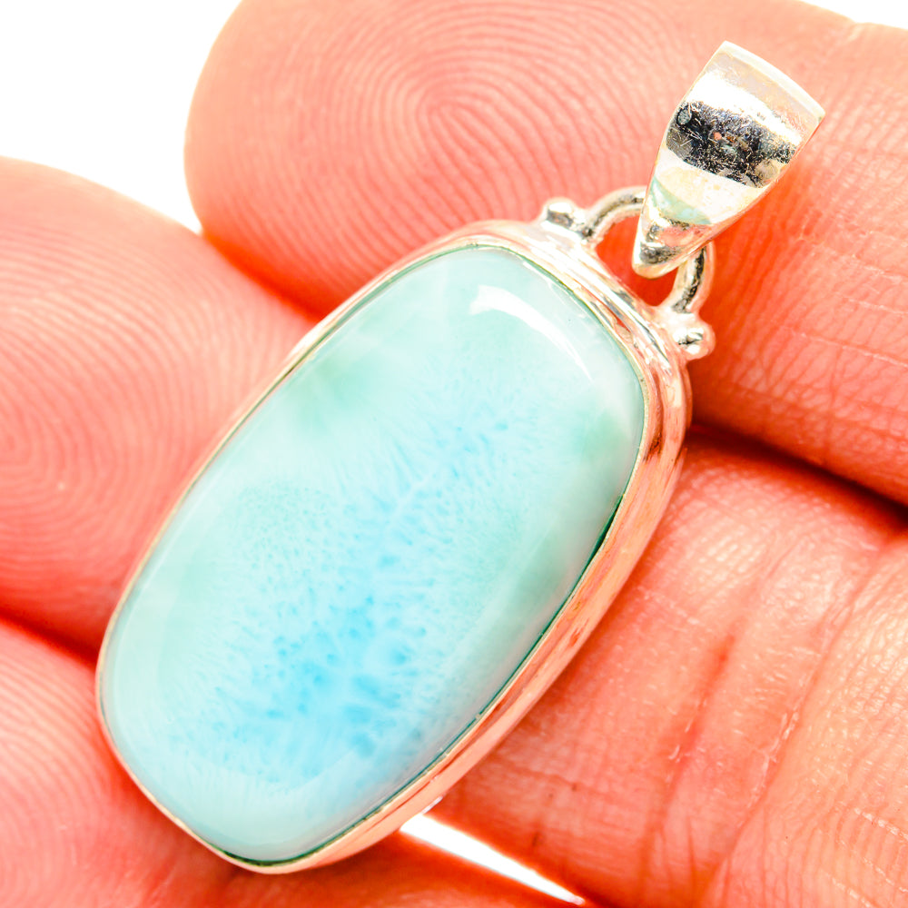 Larimar Pendants handcrafted by Ana Silver Co - PD27165