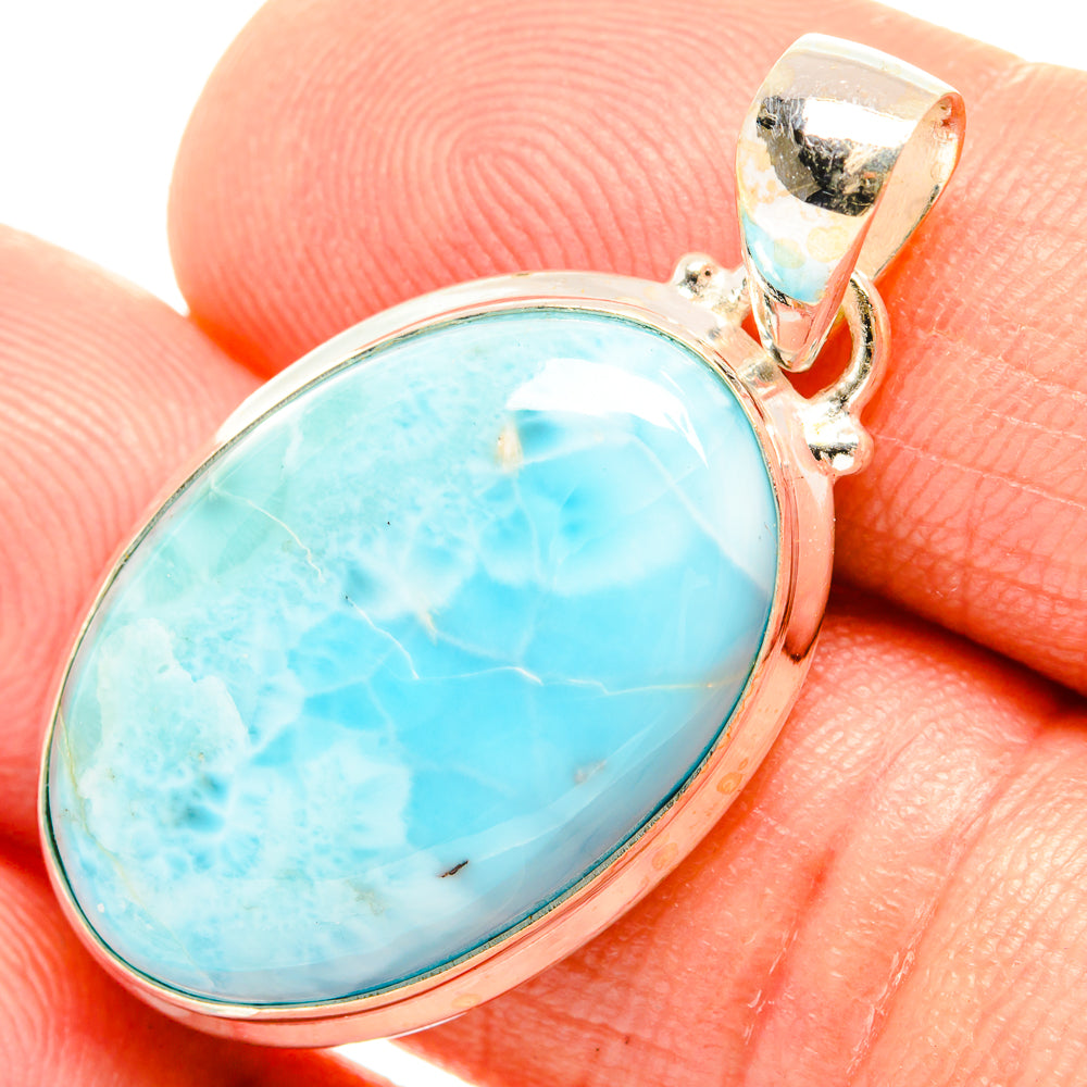 Larimar Pendants handcrafted by Ana Silver Co - PD27169