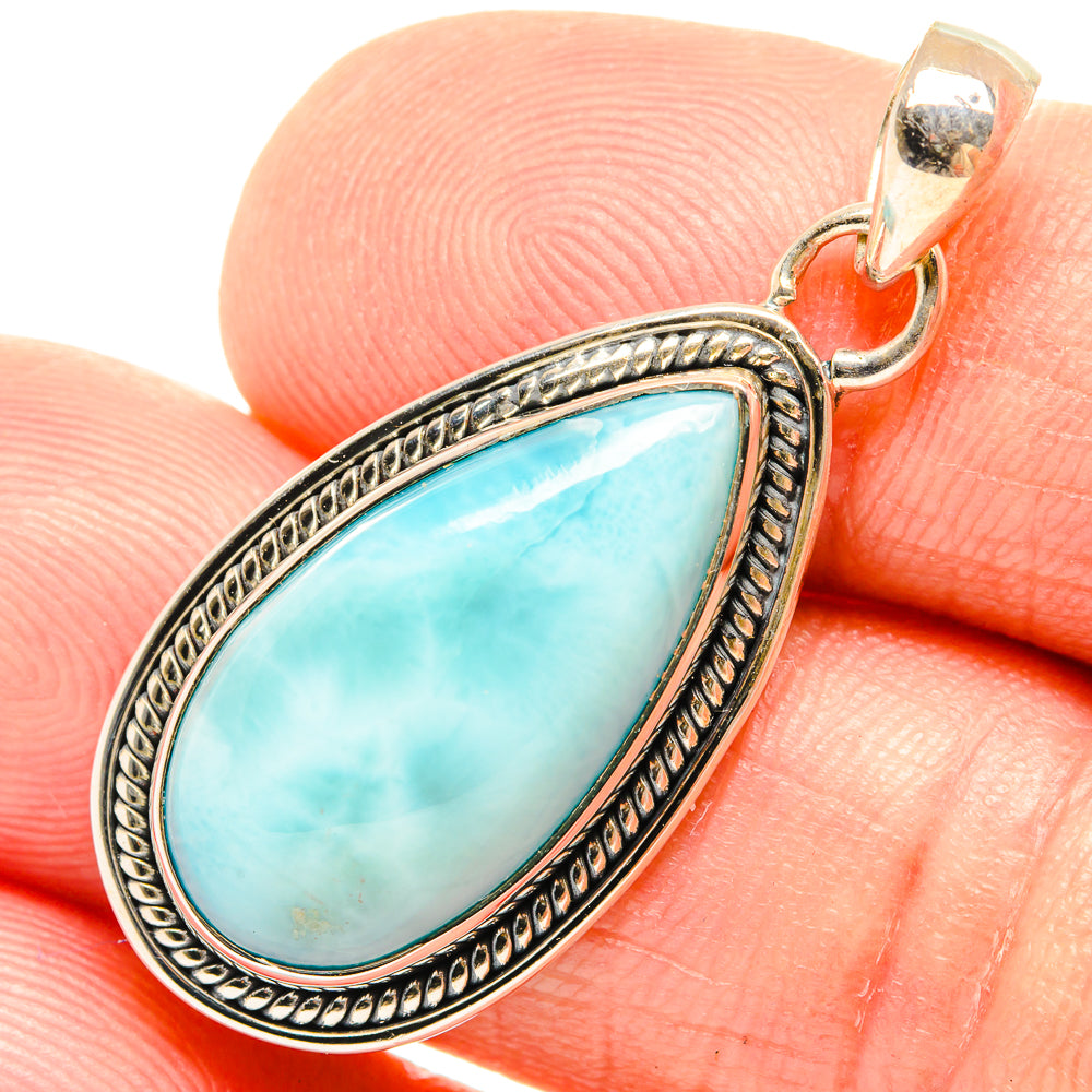 Larimar Pendants handcrafted by Ana Silver Co - PD27173