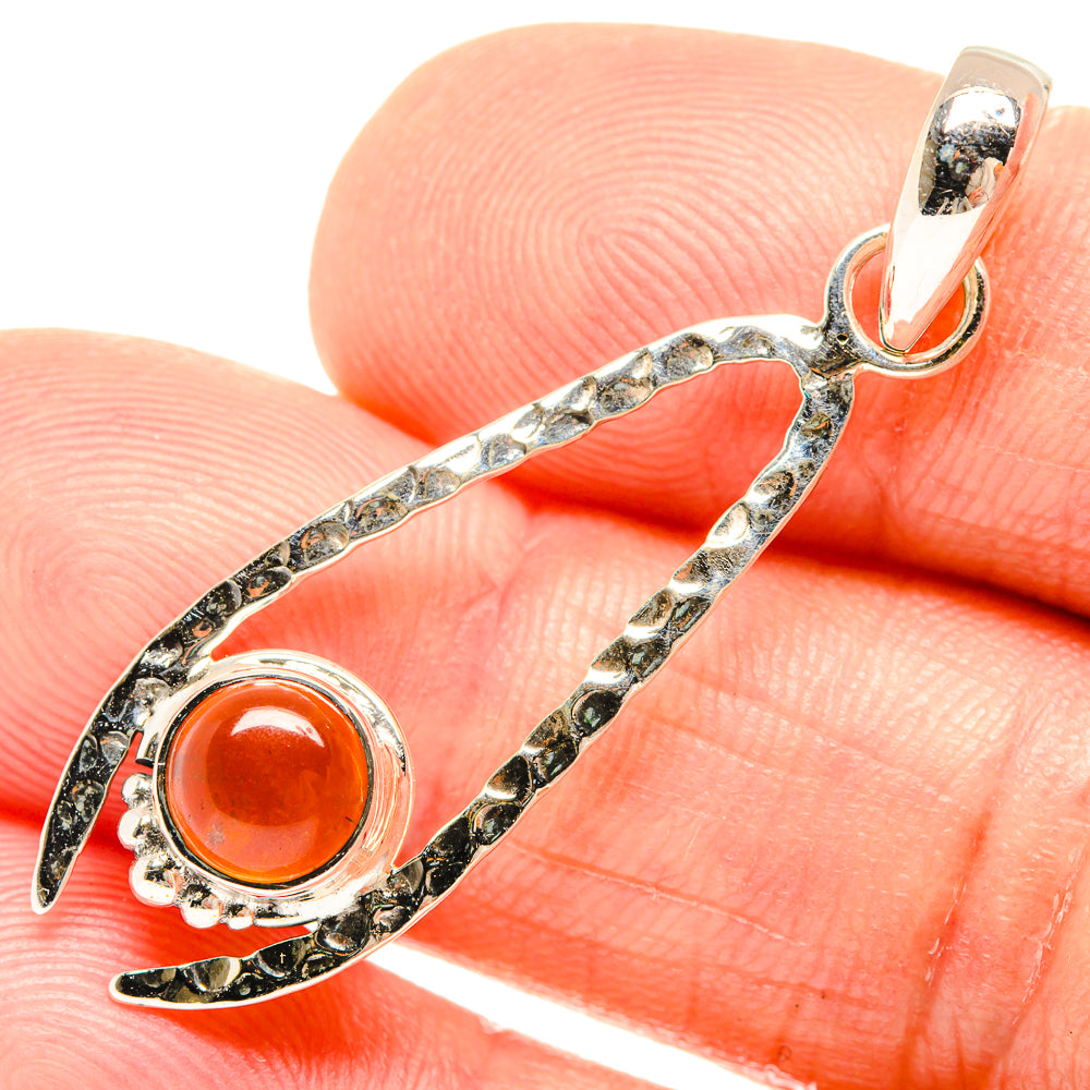 Carnelian Pendants handcrafted by Ana Silver Co - PD27176
