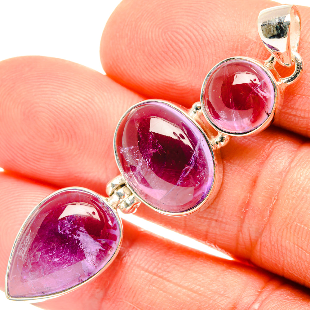 Amethyst Pendants handcrafted by Ana Silver Co - PD27223
