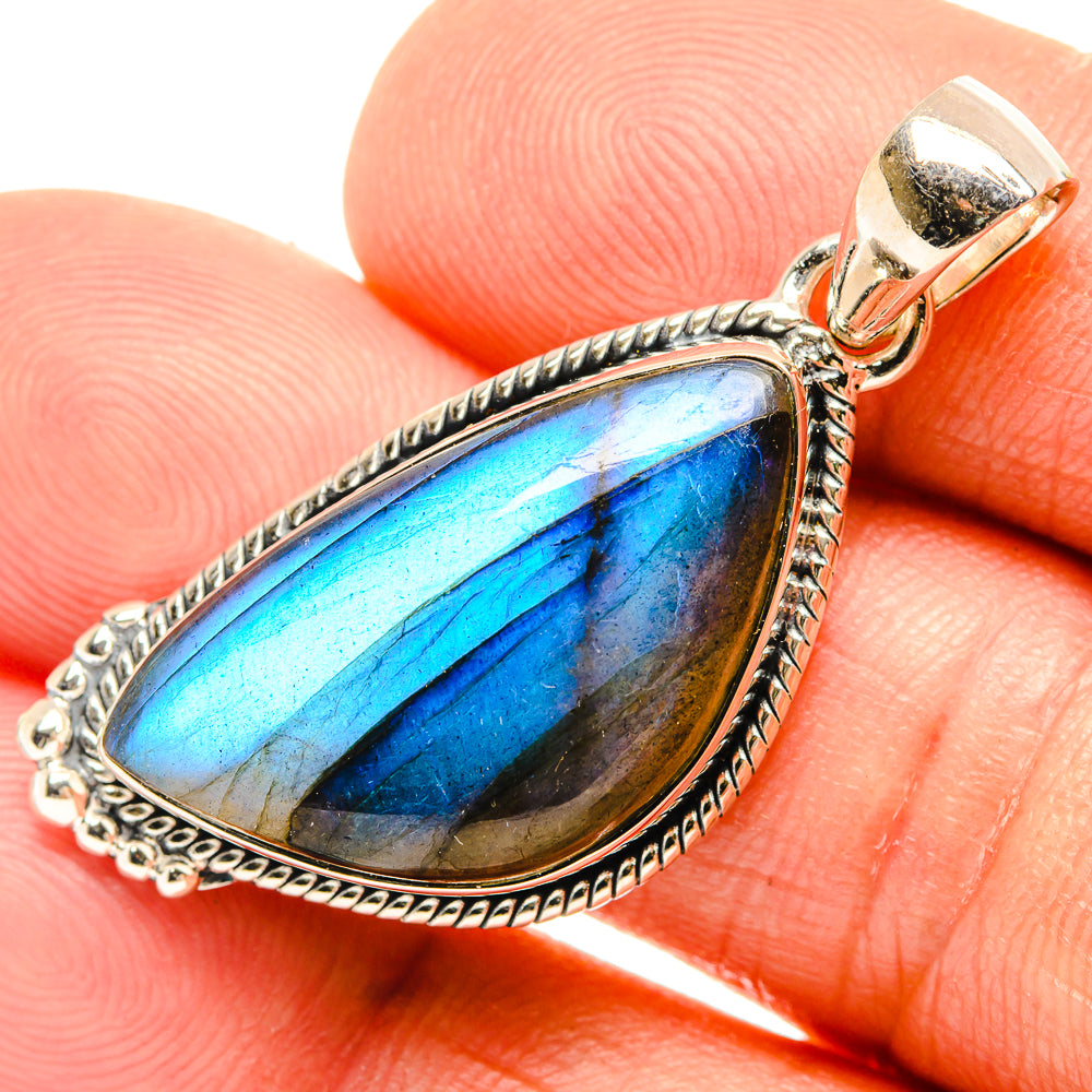 Labradorite Pendants handcrafted by Ana Silver Co - PD27247