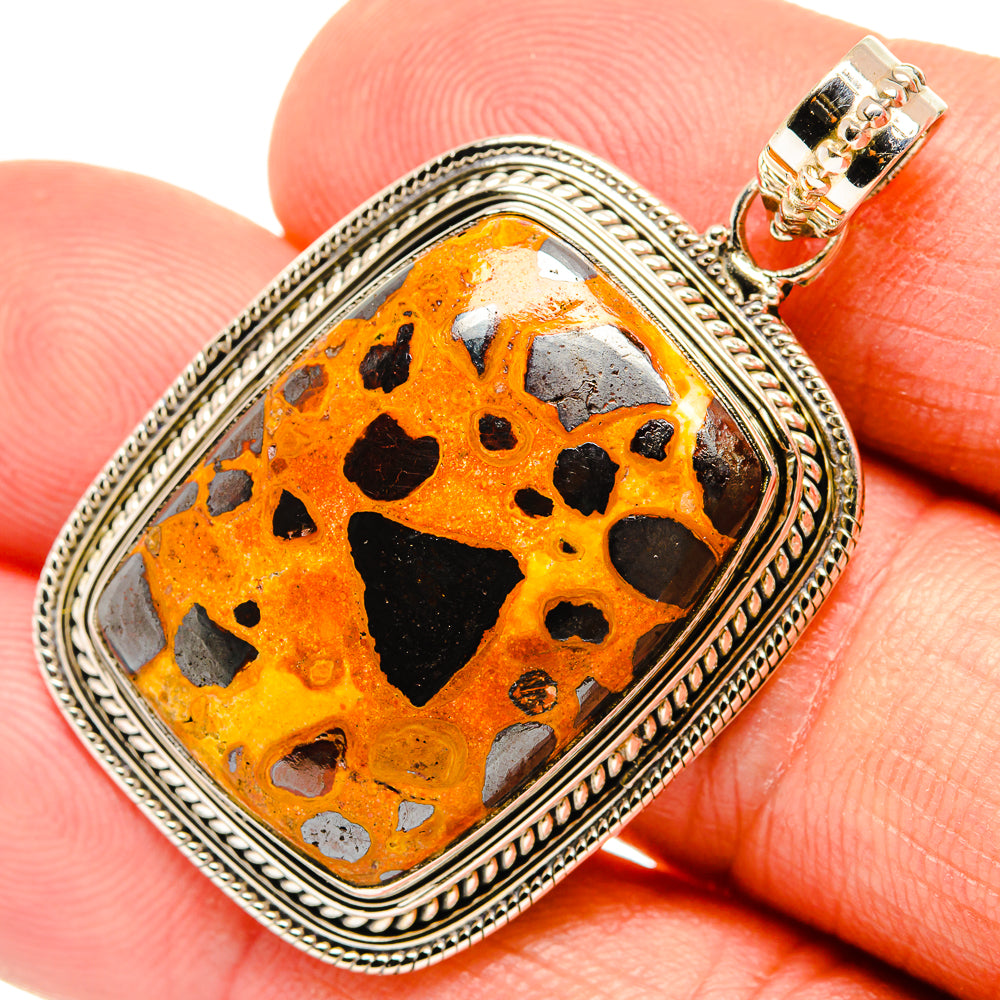 Bauxite Pendants handcrafted by Ana Silver Co - PD27259