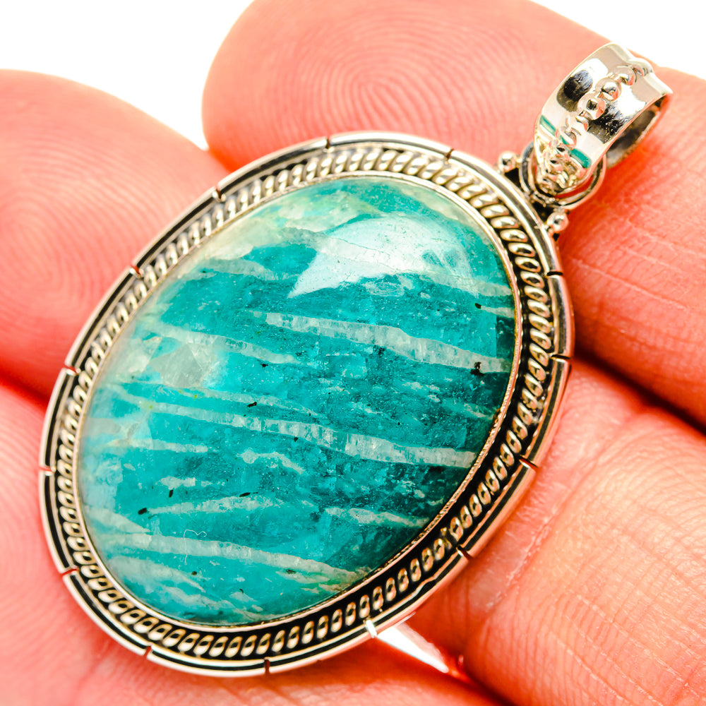 Amazonite Pendants handcrafted by Ana Silver Co - PD27271
