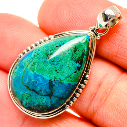 Chrysocolla Pendants handcrafted by Ana Silver Co - PD27272