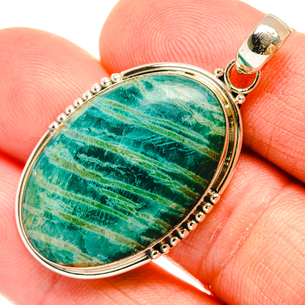 Amazonite Pendants handcrafted by Ana Silver Co - PD27274