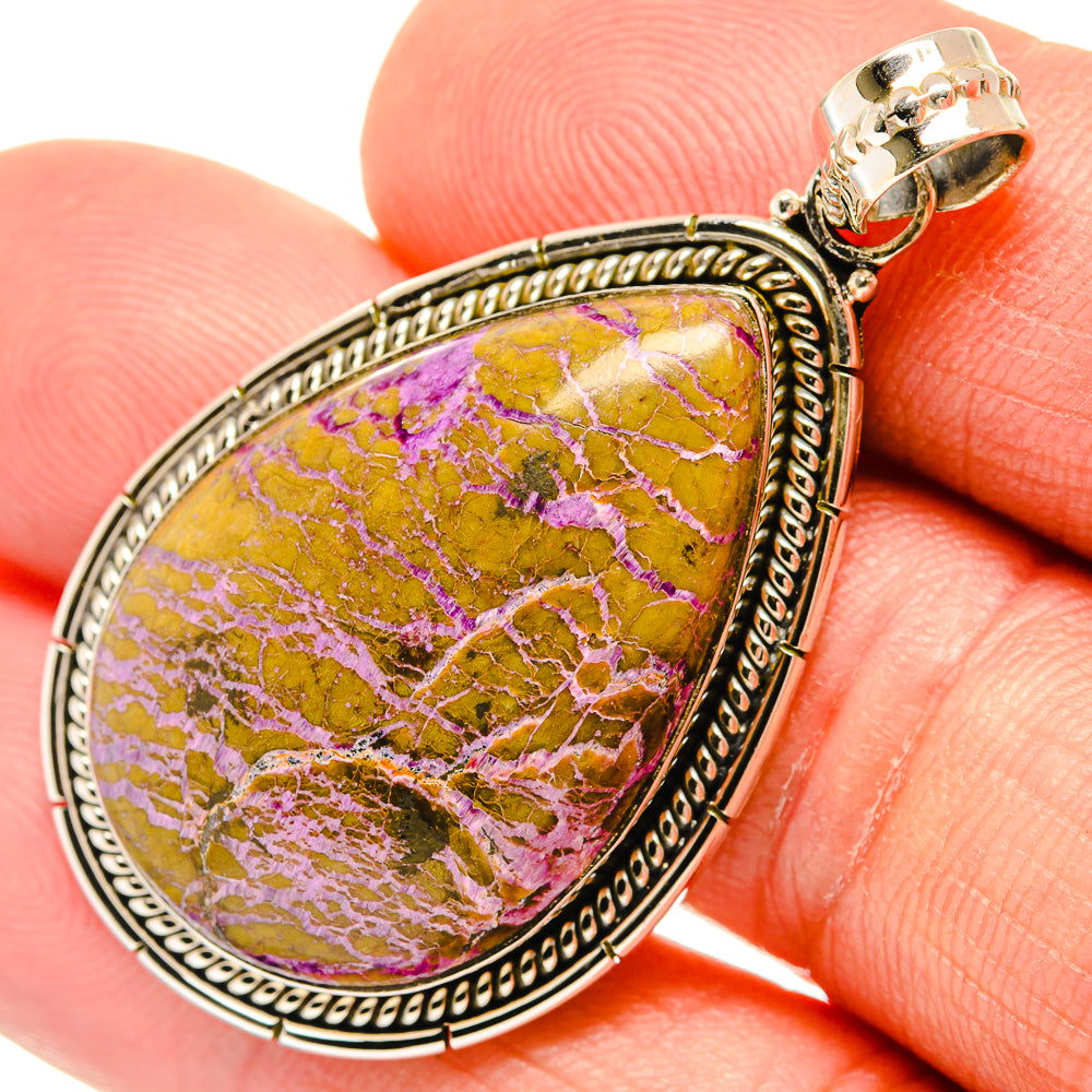 Stichtite Pendants handcrafted by Ana Silver Co - PD27282