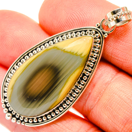 Polychrome Jasper Pendants handcrafted by Ana Silver Co - PD27286