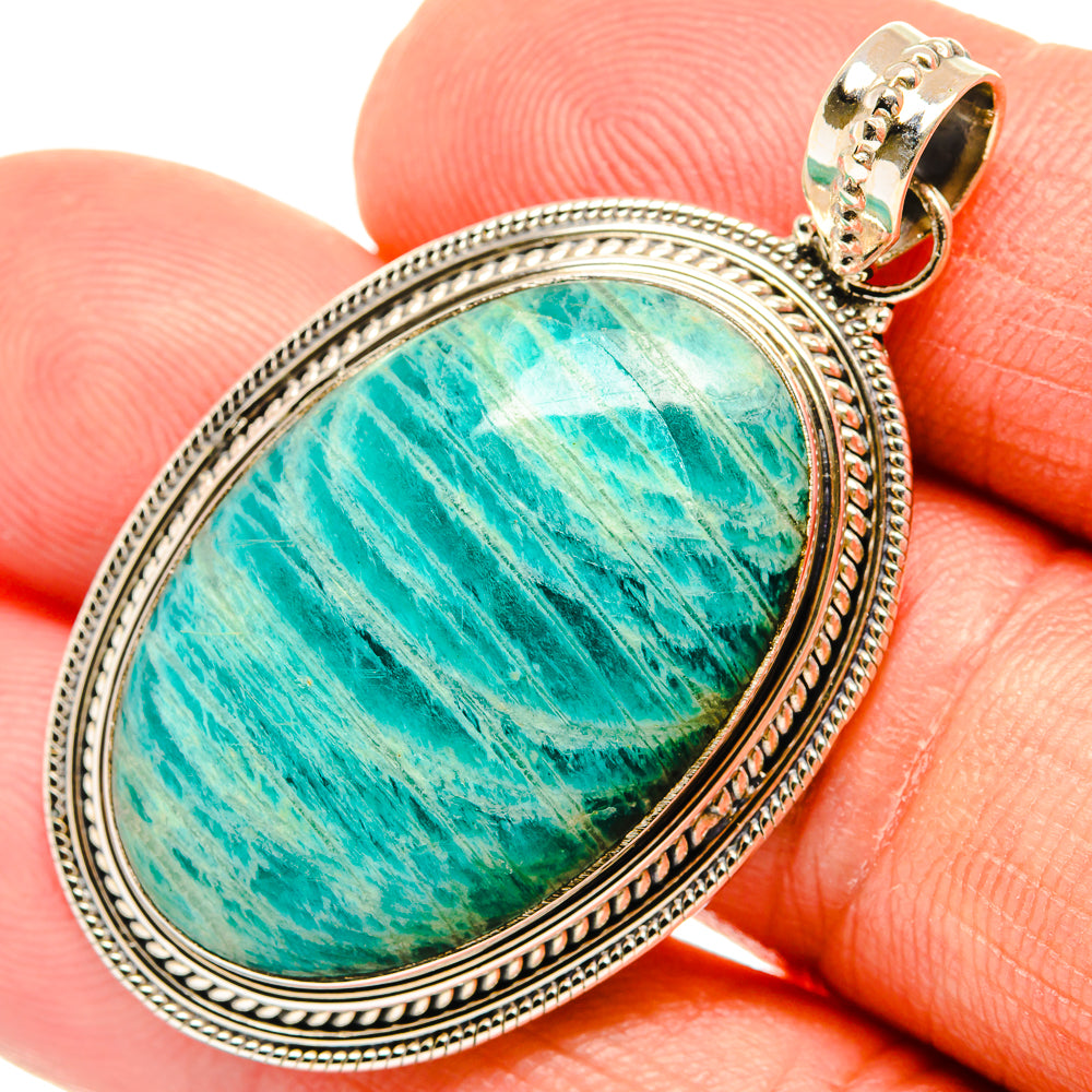 Amazonite Pendants handcrafted by Ana Silver Co - PD27288