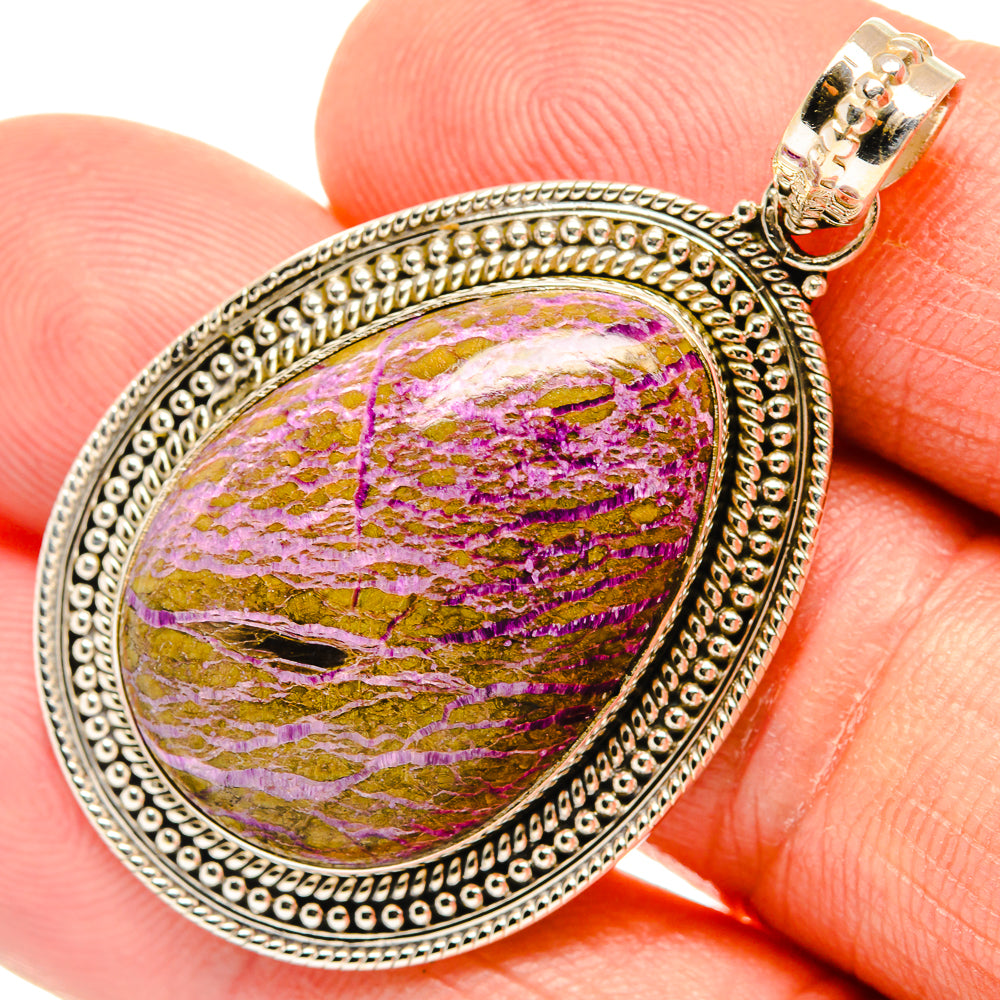 Stichtite Pendants handcrafted by Ana Silver Co - PD27295