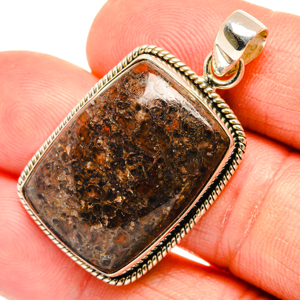 Dinosaur Bone Pendants handcrafted by Ana Silver Co - PD27301
