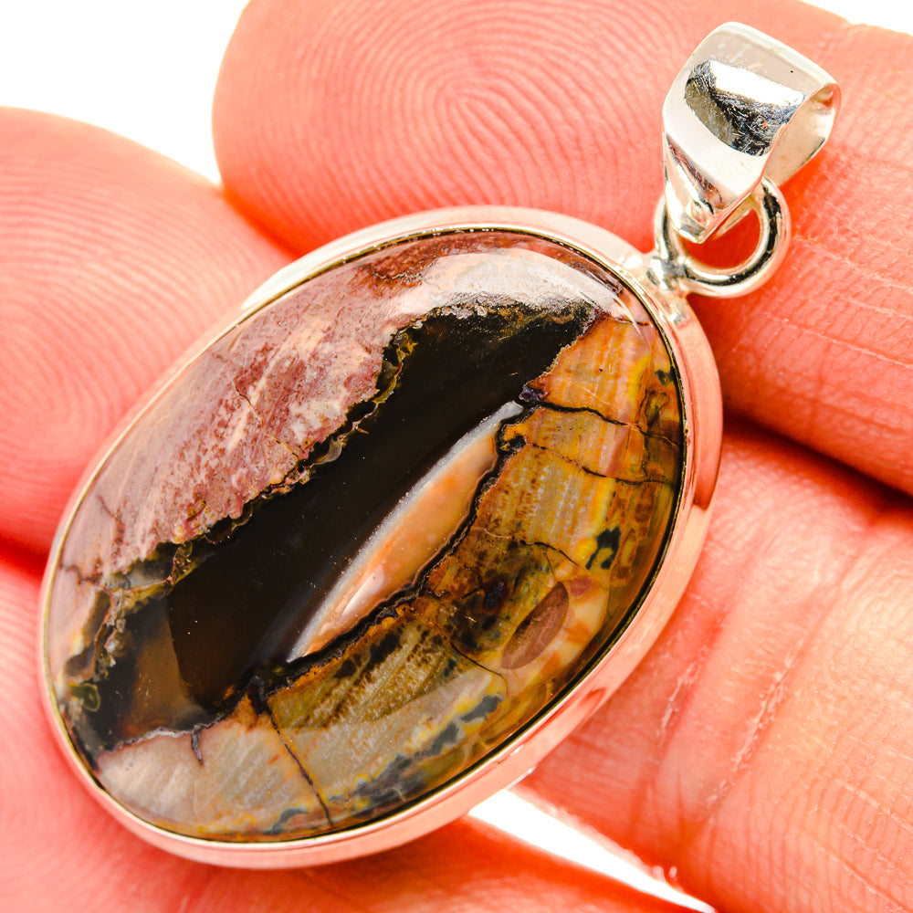 Butterfly Jasper Pendants handcrafted by Ana Silver Co - PD27310