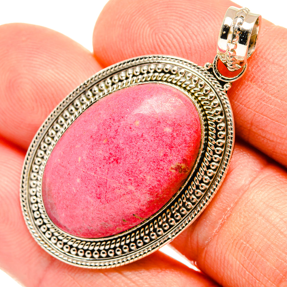 Thulite Pendants handcrafted by Ana Silver Co - PD27318