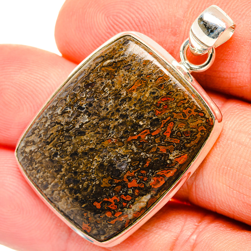 Dinosaur Bone Pendants handcrafted by Ana Silver Co - PD27325