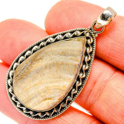 Desert Druzy Pendants handcrafted by Ana Silver Co - PD27332