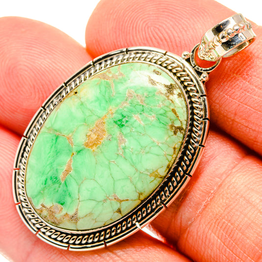 Variscite Pendants handcrafted by Ana Silver Co - PD27335