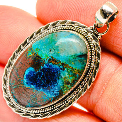 Shattuckite Pendants handcrafted by Ana Silver Co - PD27349