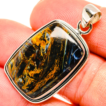 Pietersite Pendants handcrafted by Ana Silver Co - PD27368