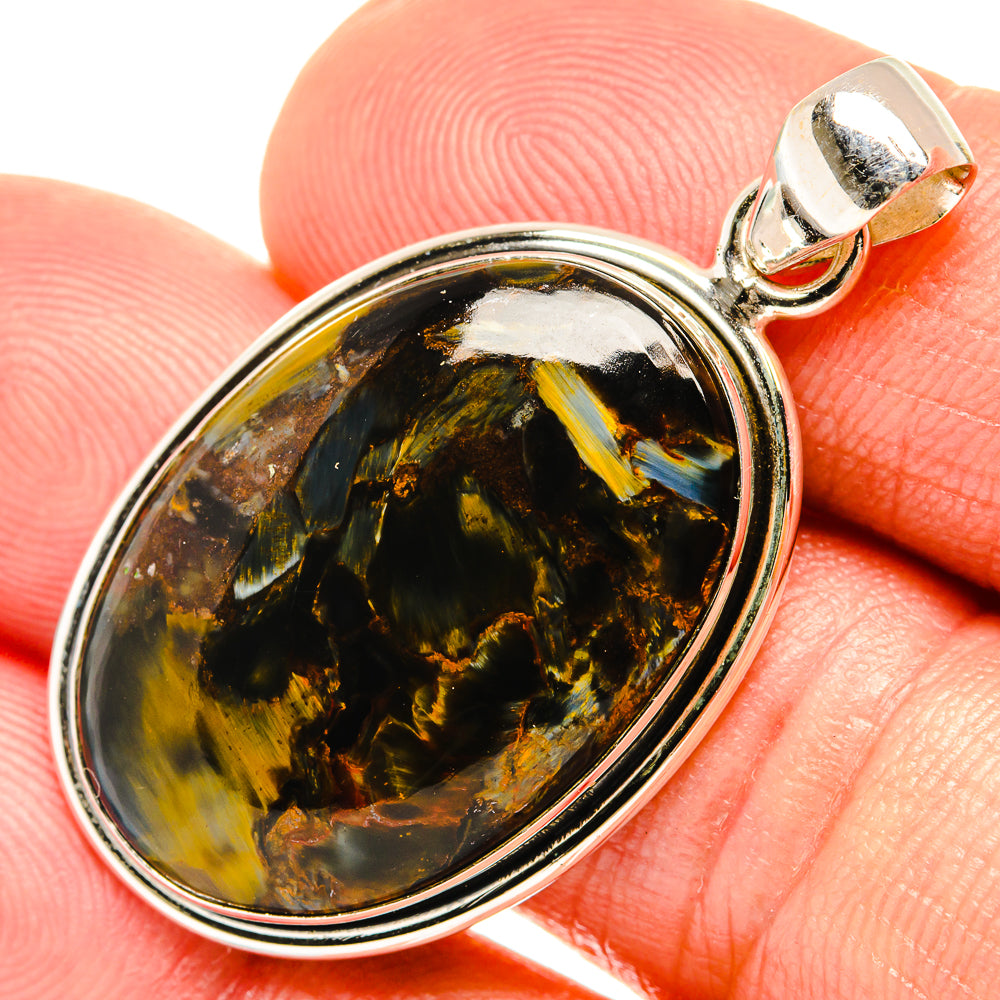 Pietersite Pendants handcrafted by Ana Silver Co - PD27369