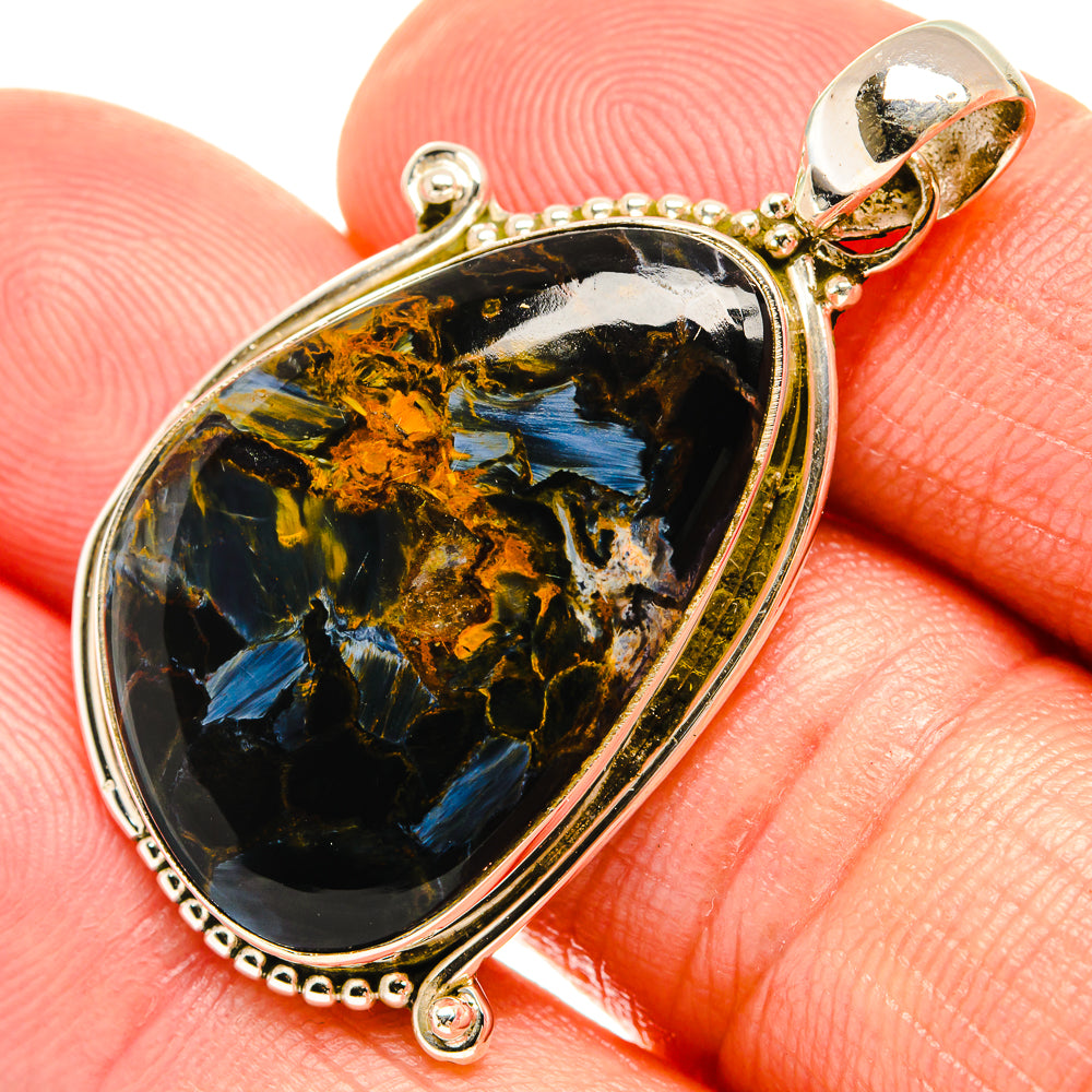Pietersite Pendants handcrafted by Ana Silver Co - PD27371