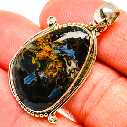Pietersite Pendants handcrafted by Ana Silver Co - PD27371