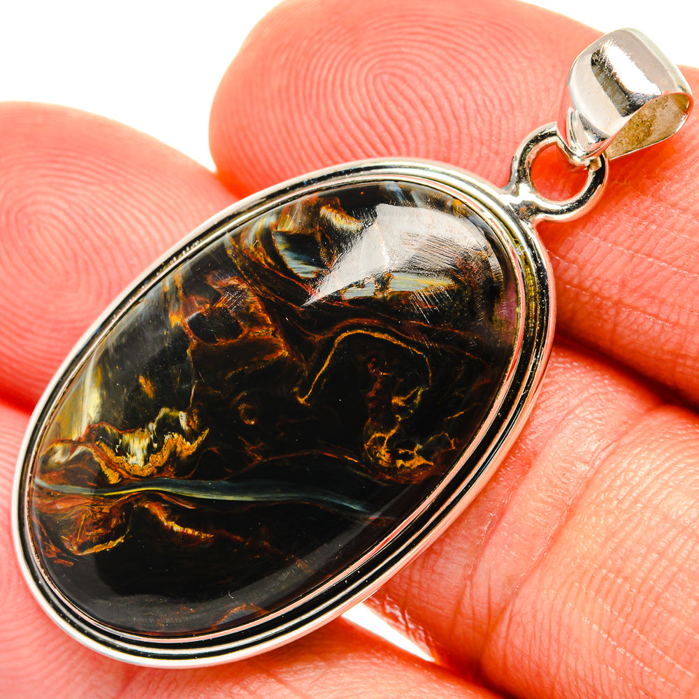 Pietersite Pendants handcrafted by Ana Silver Co - PD27373