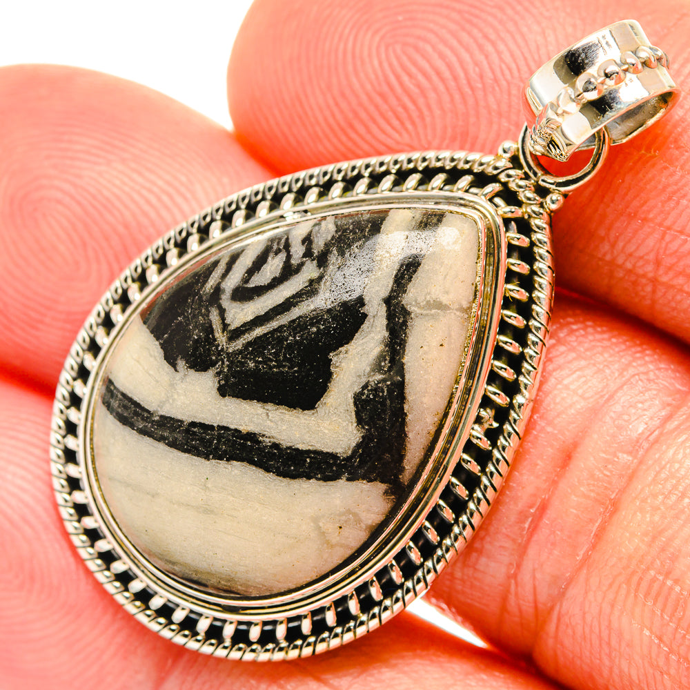 Pinolith Jasper Pendants handcrafted by Ana Silver Co - PD27377