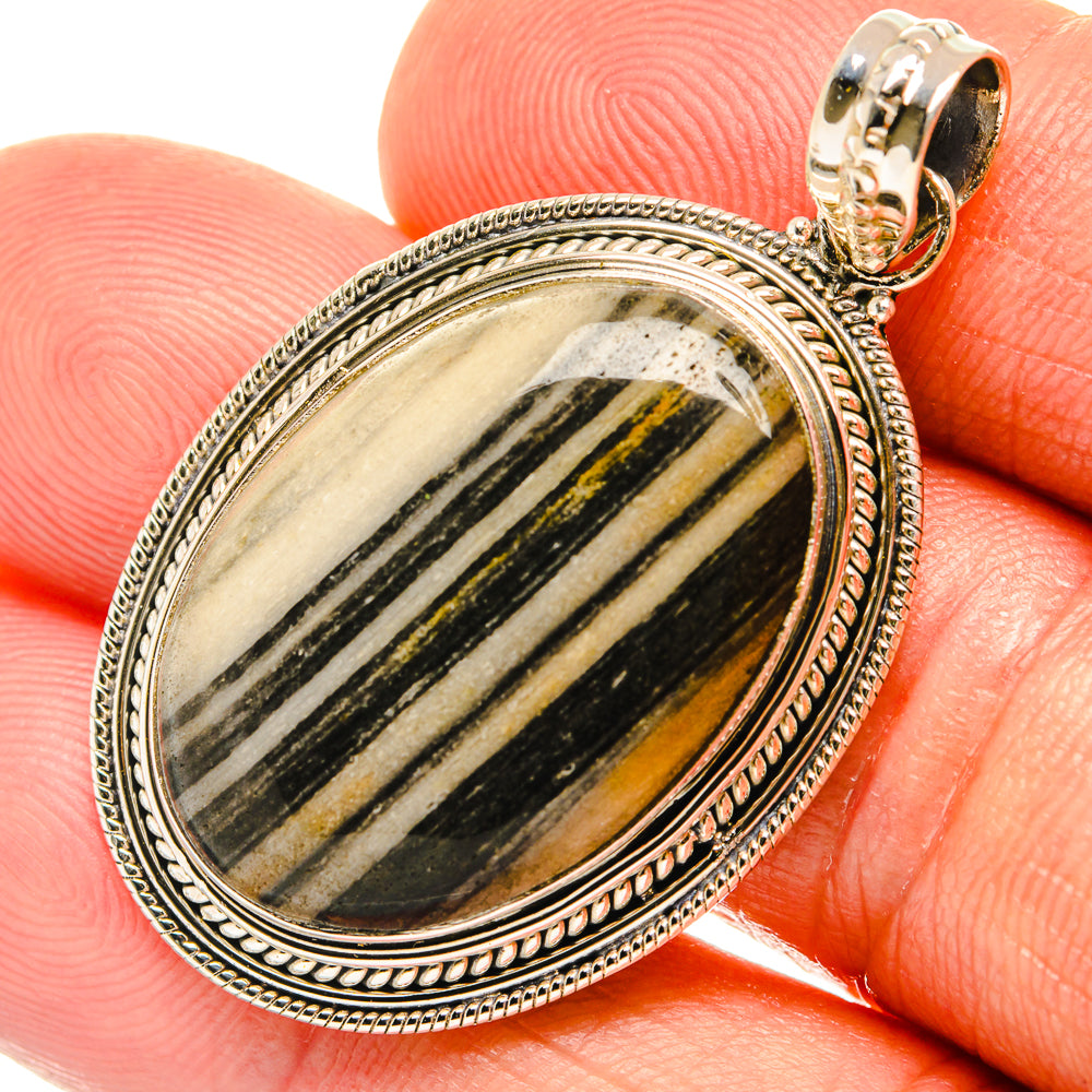 Pinolith Jasper Pendants handcrafted by Ana Silver Co - PD27379