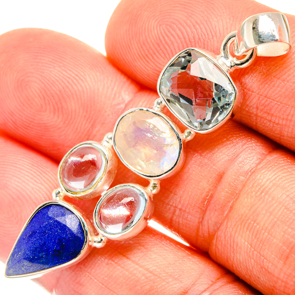 Lapis Lazuli Pendants handcrafted by Ana Silver Co - PD27394