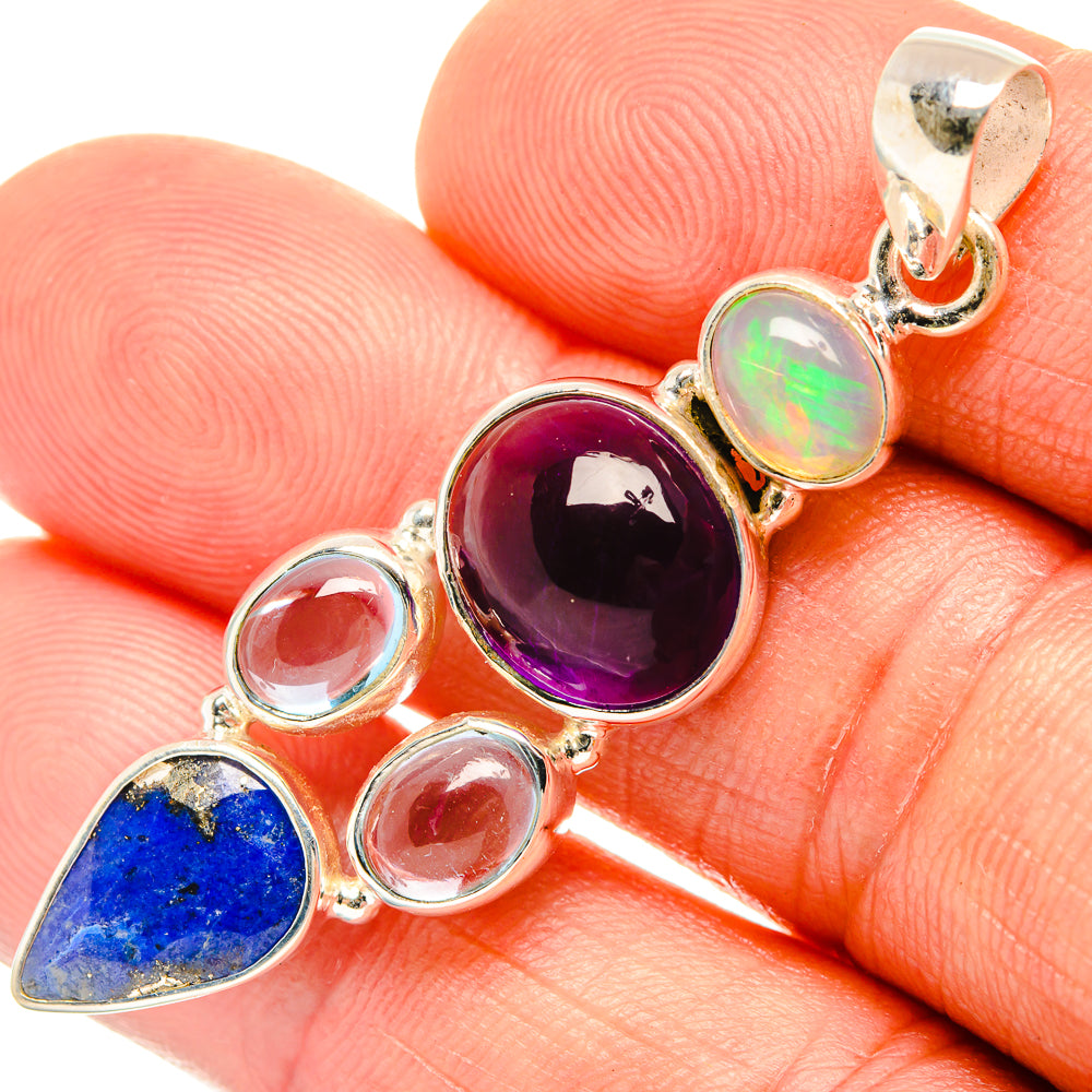 Lapis Lazuli Pendants handcrafted by Ana Silver Co - PD27403