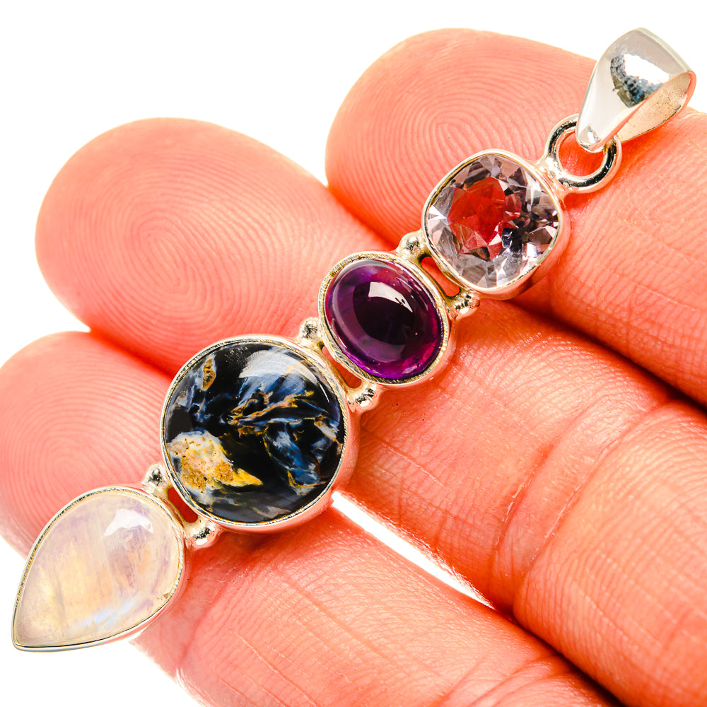 Pietersite Pendants handcrafted by Ana Silver Co - PD27409