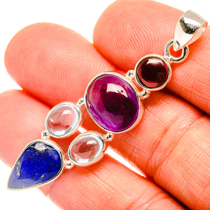 Amethyst Pendants handcrafted by Ana Silver Co - PD27414