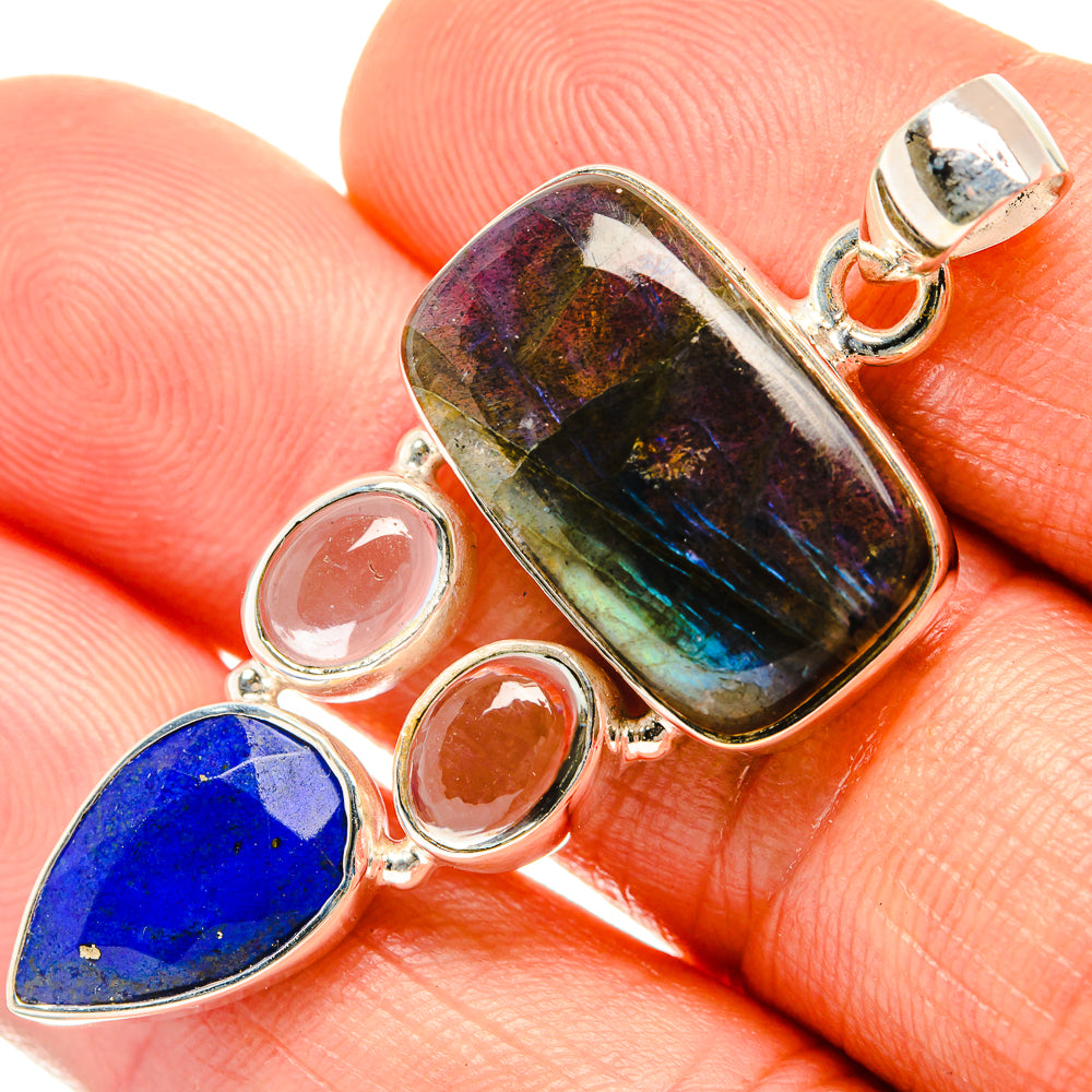 Labradorite Pendants handcrafted by Ana Silver Co - PD27418