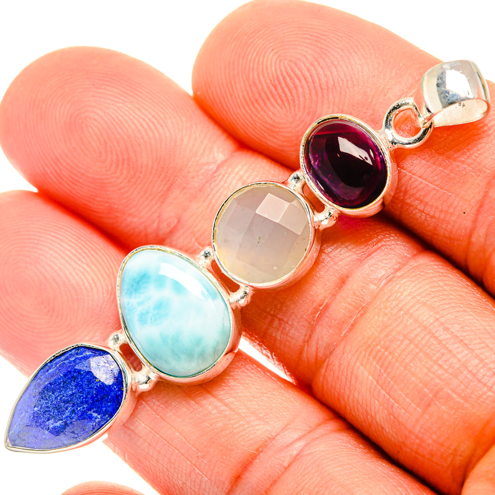 Larimar Pendants handcrafted by Ana Silver Co - PD27419