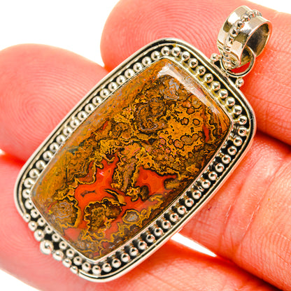 Moroccan Agate Pendants handcrafted by Ana Silver Co - PD27433