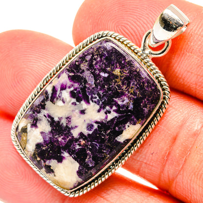 Lepidolite Pendants handcrafted by Ana Silver Co - PD27434