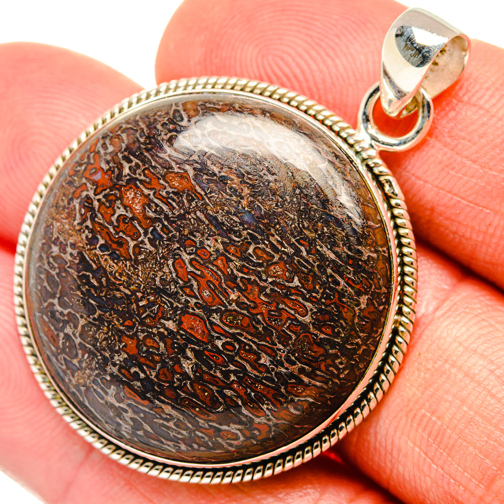 Dinosaur Bone Pendants handcrafted by Ana Silver Co - PD27437