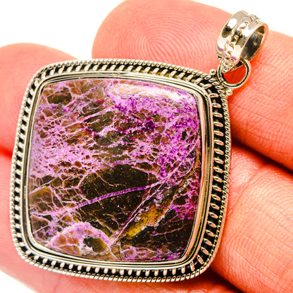 Stichtite Pendants handcrafted by Ana Silver Co - PD27438
