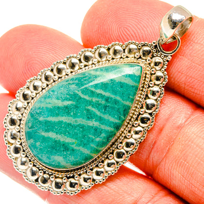 Amazonite Pendants handcrafted by Ana Silver Co - PD27440