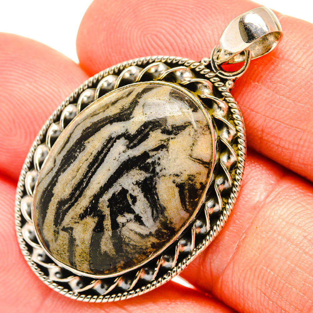 Pinolith Jasper Pendants handcrafted by Ana Silver Co - PD27441