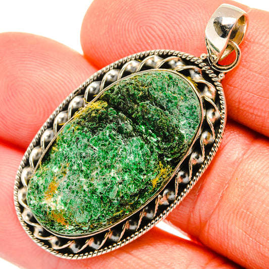 Ruby Fuchsite Pendants handcrafted by Ana Silver Co - PD27449