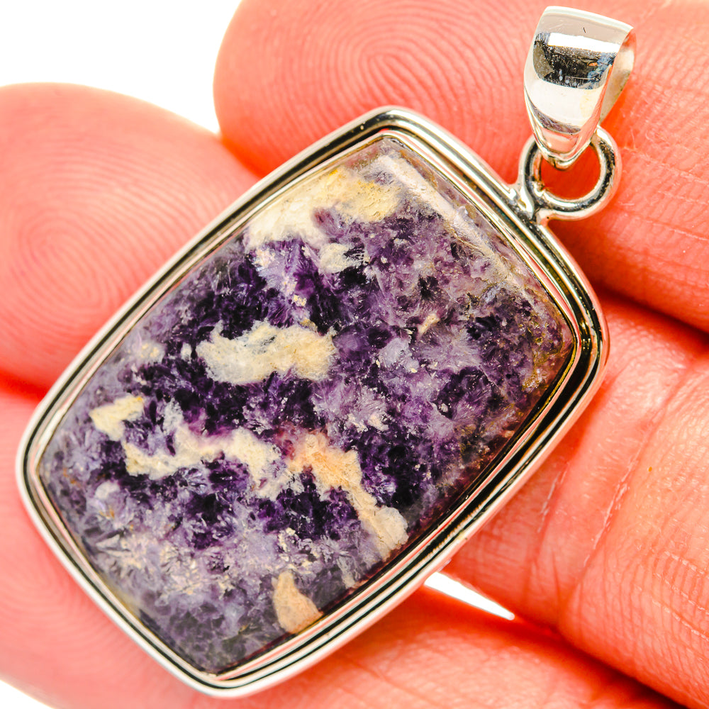 Lepidolite Pendants handcrafted by Ana Silver Co - PD27452
