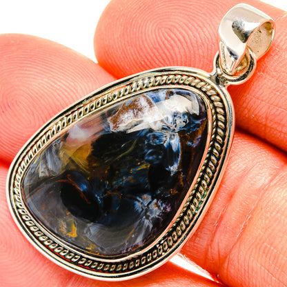 Pietersite Pendants handcrafted by Ana Silver Co - PD27457