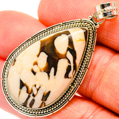 Peanut Wood Jasper Pendants handcrafted by Ana Silver Co - PD27460