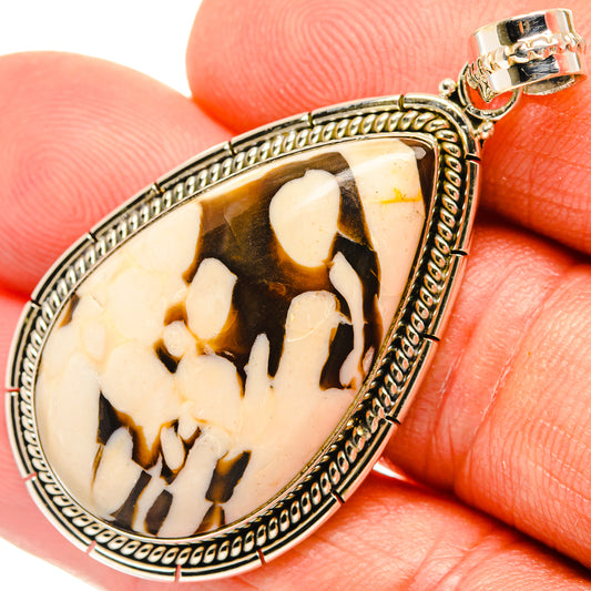 Peanut Wood Jasper Pendants handcrafted by Ana Silver Co - PD27460