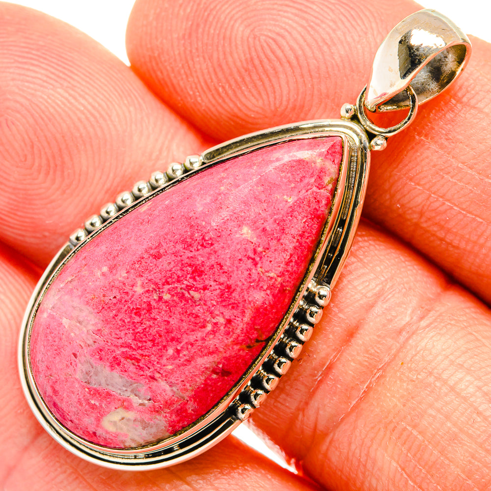 Thulite Pendants handcrafted by Ana Silver Co - PD27462