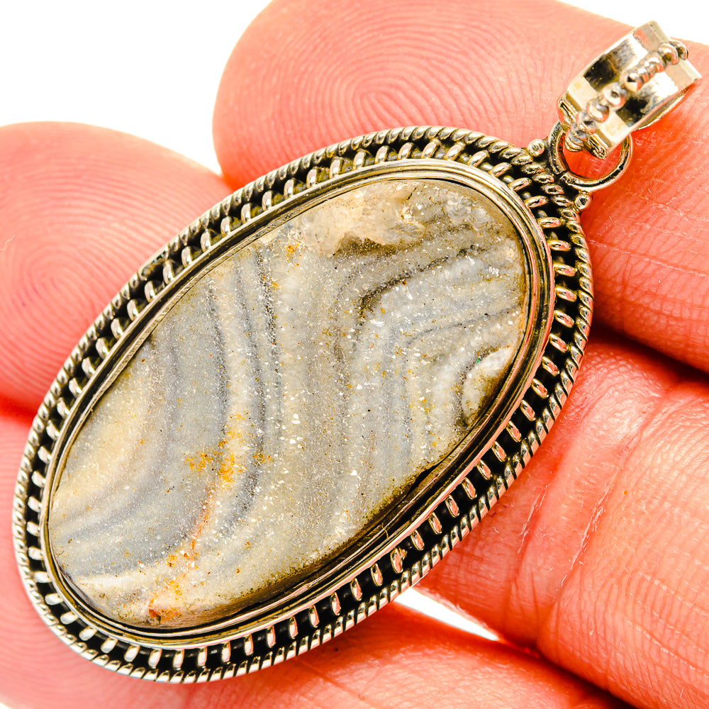 Desert Druzy Pendants handcrafted by Ana Silver Co - PD27471