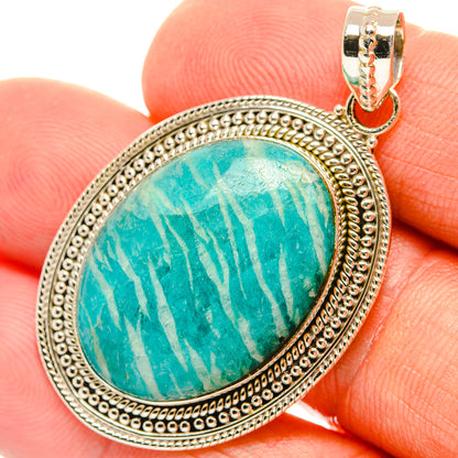 Amazonite Pendants handcrafted by Ana Silver Co - PD27482