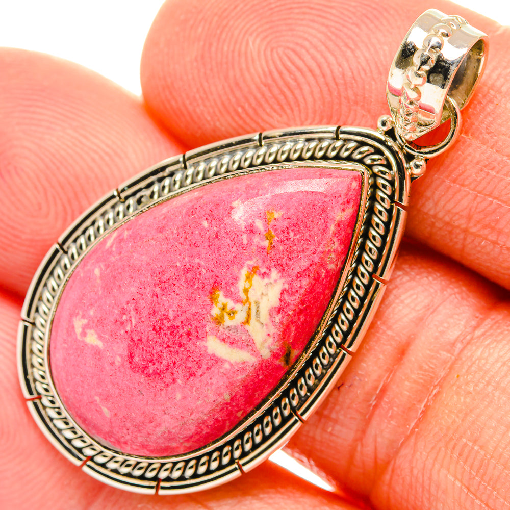 Thulite Pendants handcrafted by Ana Silver Co - PD27486